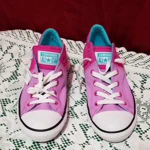 Converse All Star Women's Junior Sneakers Size 5.5 multi Color pink NWT